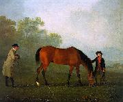 Sawrey Gilpin, Furiband with his Owner Sir Harry Harpur and a Groom